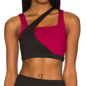 New Eleven by Venus Williams Cotton Candy Tennis Sports Bra in Plum Goddess